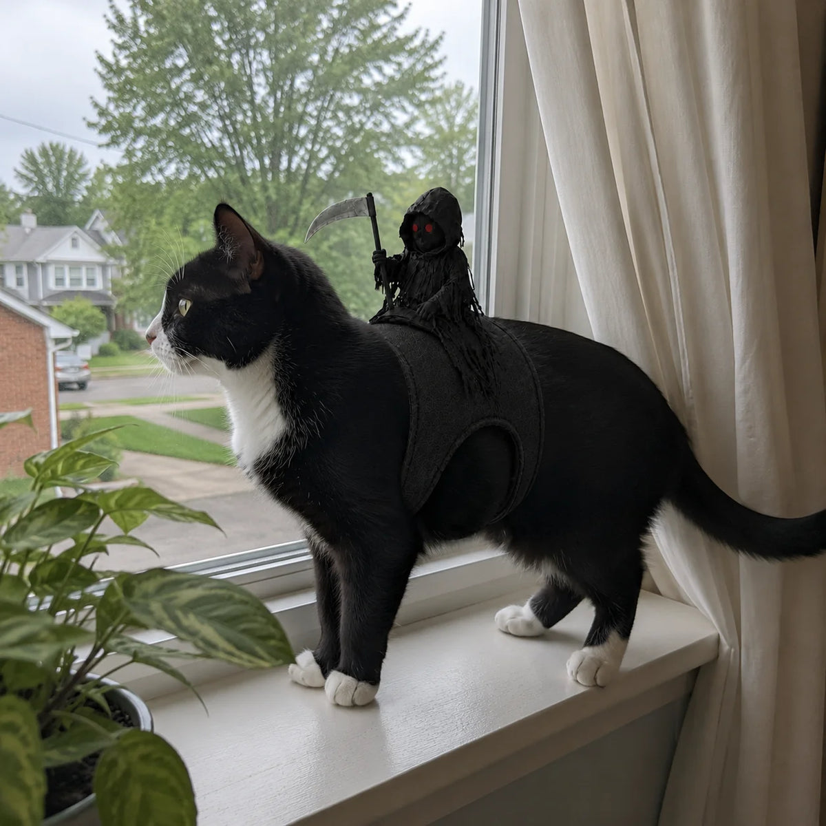 The Viral Pet Reaper Costume
